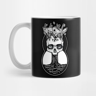 waterfall skull Mug